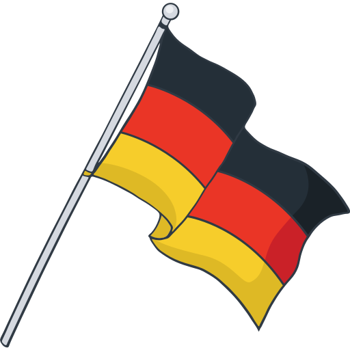 niemiecka flaga Generic color lineal-color ikona