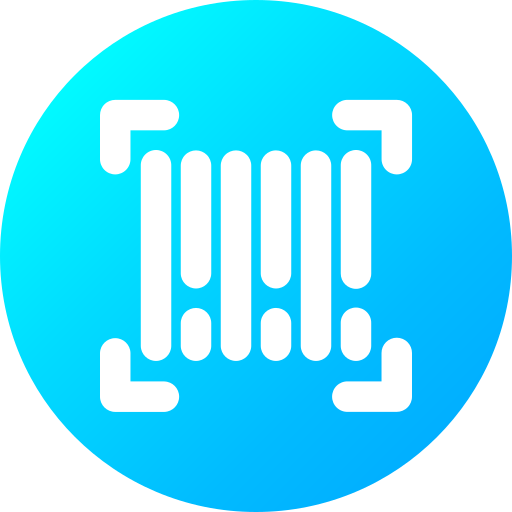 Barcode Generic gradient fill icon