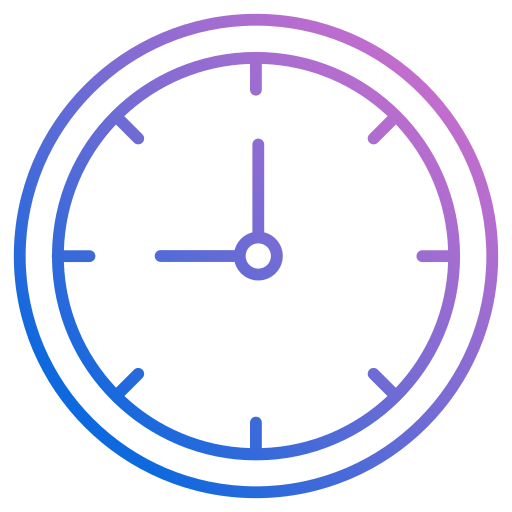 Clock Generic gradient outline icon