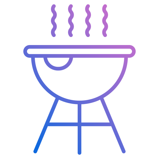 BBQ grill Generic gradient outline icon