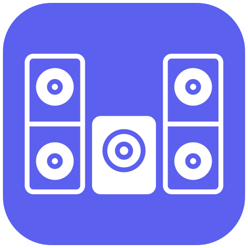 오디오 시스템 Generic color fill icon