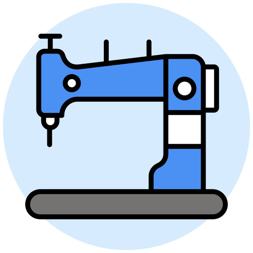 macchina da cucire Generic color lineal-color icona