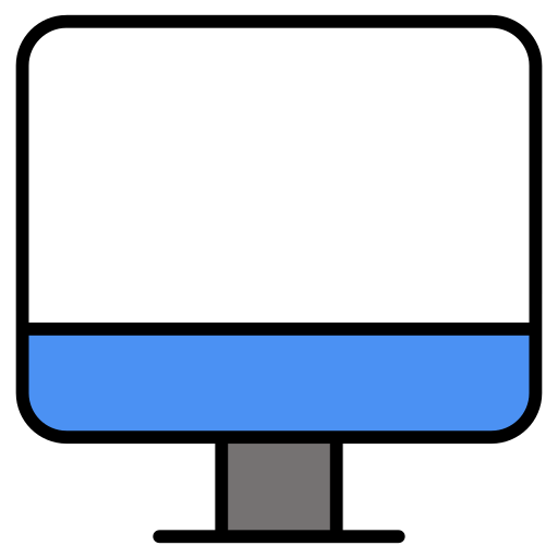 lcd Generic color lineal-color ikona