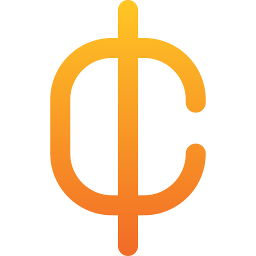 centavo Generic gradient fill icono