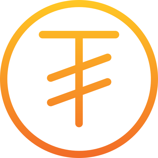 tugrik Generic gradient outline icon