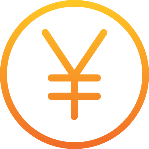 yen Generic gradient outline icon