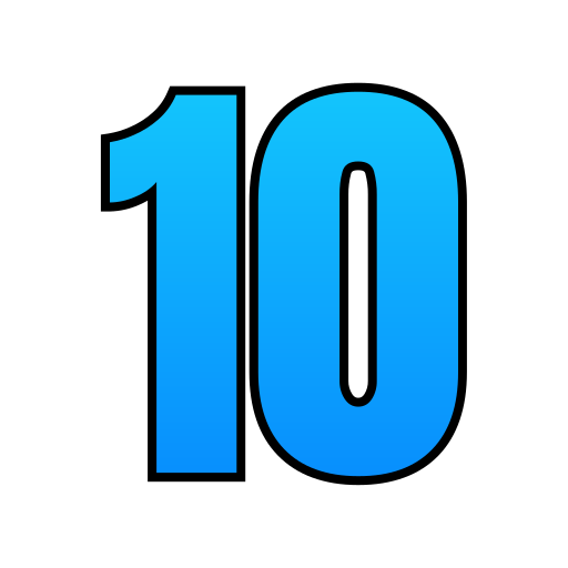 diez Generic gradient lineal-color icono