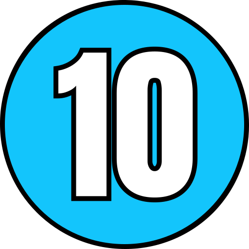 Ten Generic color lineal-color icon