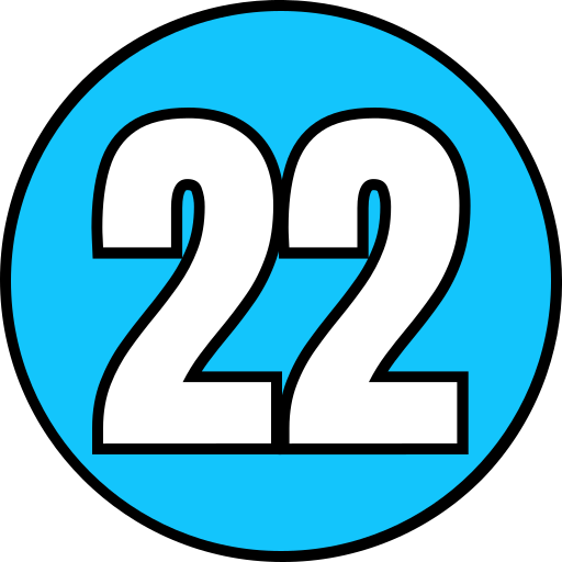 Twenty two Generic color lineal-color icon