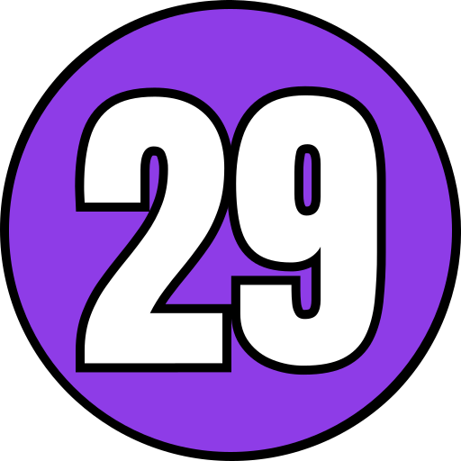 Twenty nine Generic color lineal-color icon