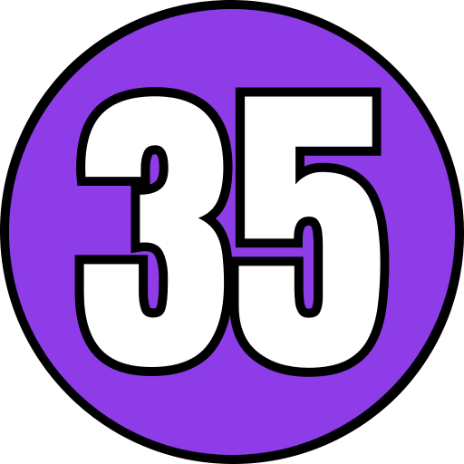 Thirty five Generic color lineal-color icon