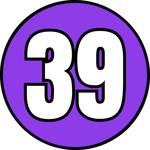 Thirty nine Generic color lineal-color icon