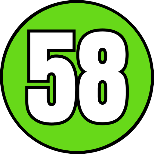 cincuenta y ocho Generic color lineal-color icono
