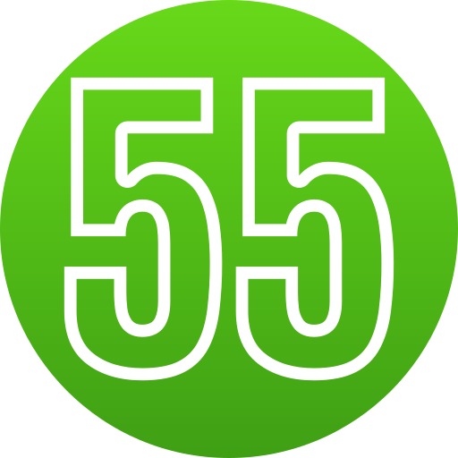 Fifty five Generic gradient fill icon