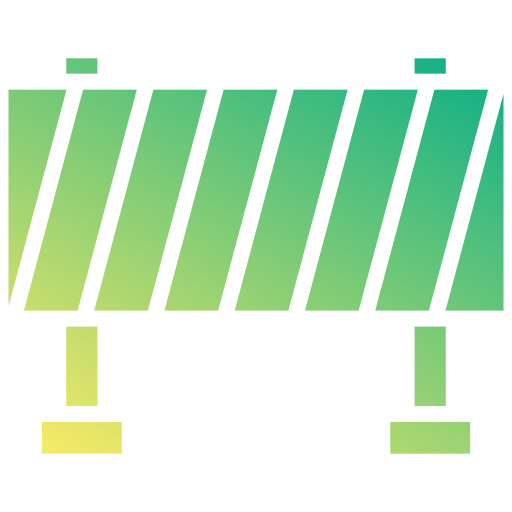 교통 장벽 Generic gradient fill icon