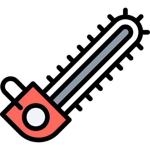 전기톱 Generic color lineal-color icon