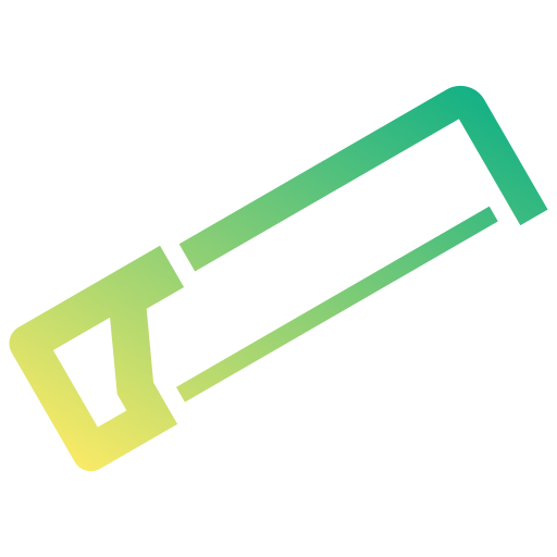 Hacksaw Generic gradient fill icon