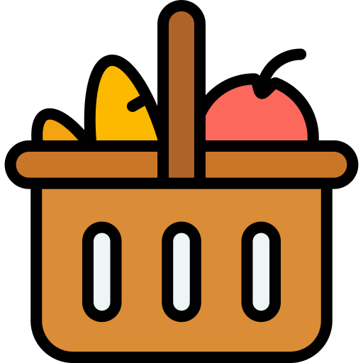 cesta de picnic Generic color lineal-color icono