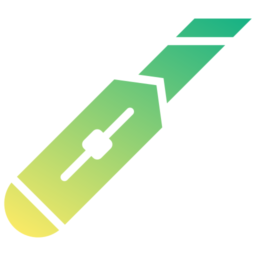 Paper cutter Generic gradient fill icon