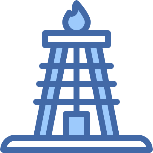 Нефтяная башня Generic color lineal-color иконка