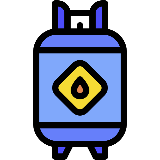ガスシリンダー Generic color lineal-color icon