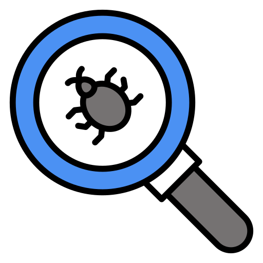 Virus search Generic color lineal-color icon