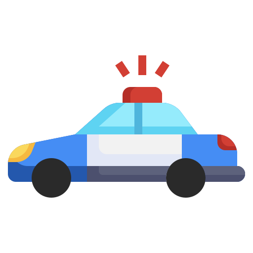 polizeiauto Generic color fill icon