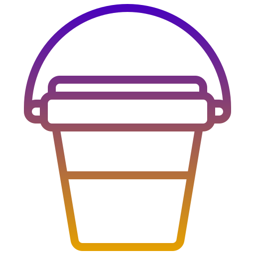 Water bucket Generic gradient outline icon