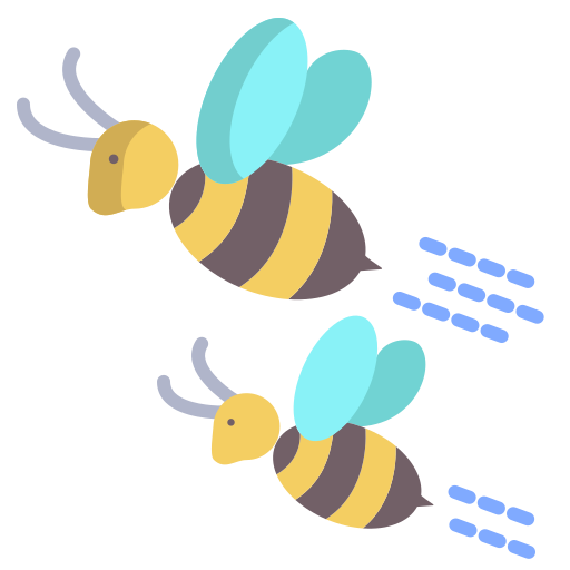 abeille Icongeek26 Flat Icône