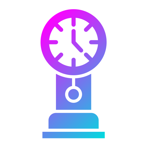 Часы Generic gradient fill иконка