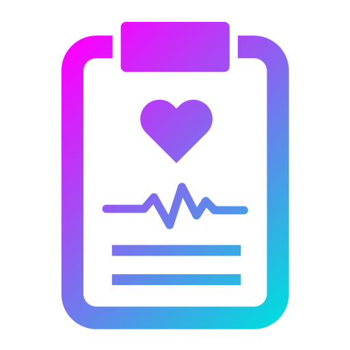 chequeo de salud Generic gradient fill icono