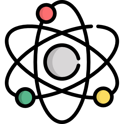 ciencias Kawaii Lineal color icono
