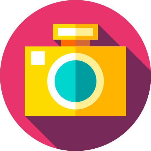 kamera Flat Circular Flat icon