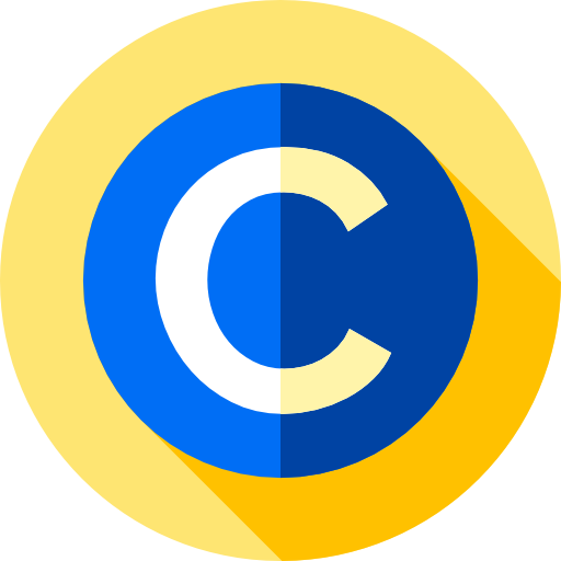 Copyright Flat Circular Flat icon