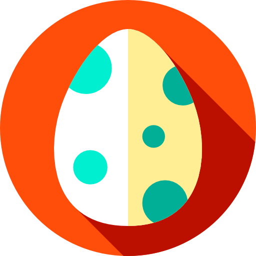Egg Flat Circular Flat icon