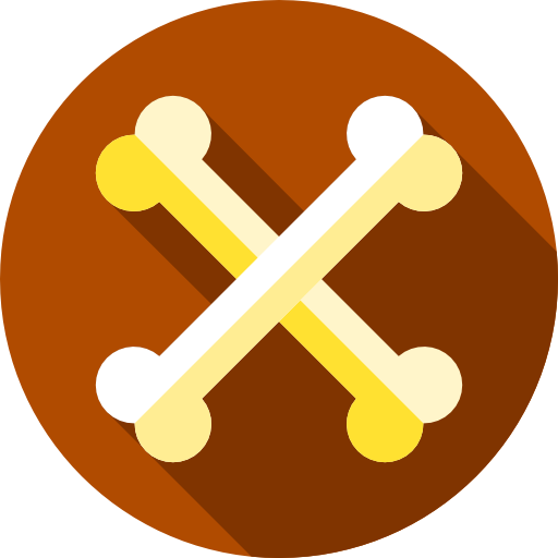 骨格 Flat Circular Flat icon