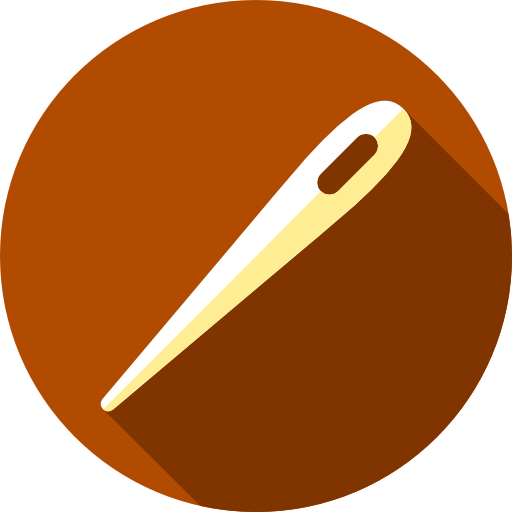 igła Flat Circular Flat ikona