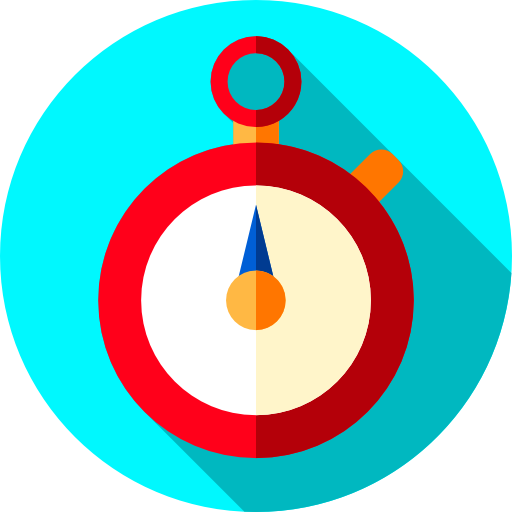 stopwatch Flat Circular Flat icoon