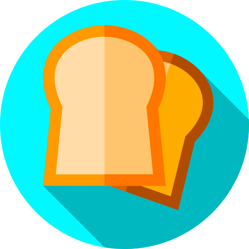 빵 Flat Circular Flat icon