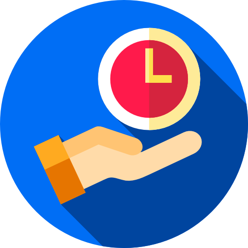 uhr Flat Circular Flat icon