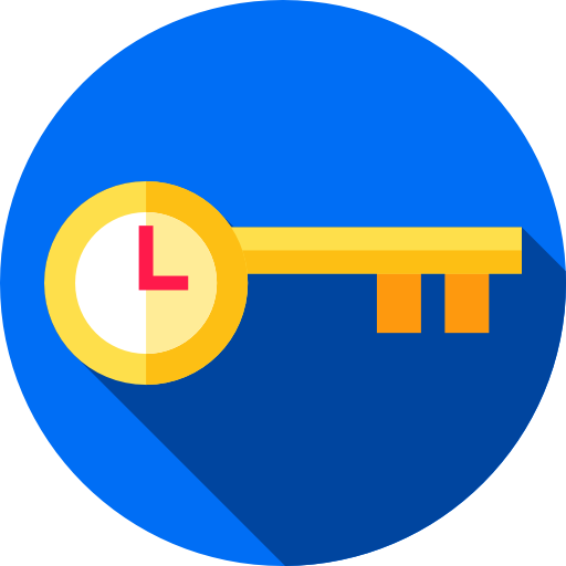 鍵 Flat Circular Flat icon