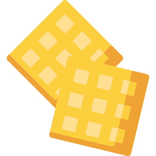 Waffle Special Flat icon