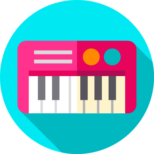 Keyboard Flat Circular Flat icon