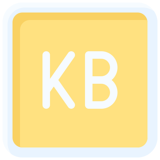 Kilobyte Generic color fill icon