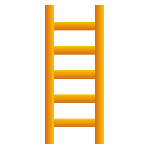 escalera Generic gradient fill icono