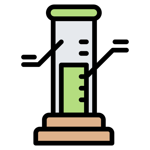 cylinder z podziałką Generic color lineal-color ikona