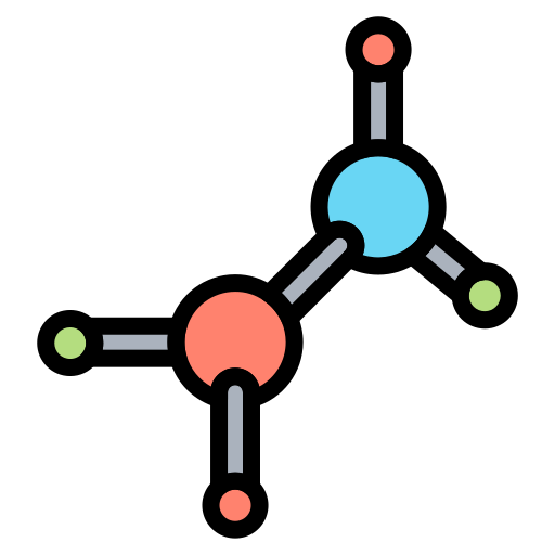 molécule Generic color lineal-color Icône