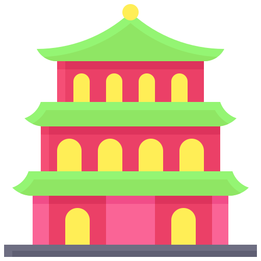 Temple Generic color fill icon