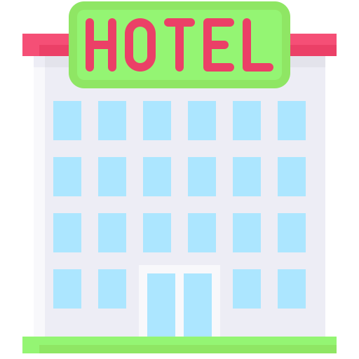 hotel Generic color fill icono