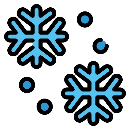 Snow Generic color lineal-color icon